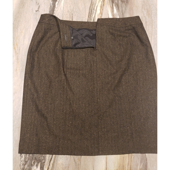 Nordstrom Semantiks brown pencil skirt size 20w - Picture 2 of 6